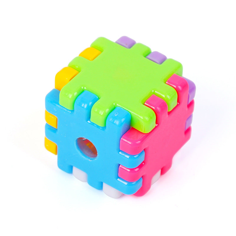 Rubik's Cube Novelty Pencil Sharpener Manual Plastic Toy 5