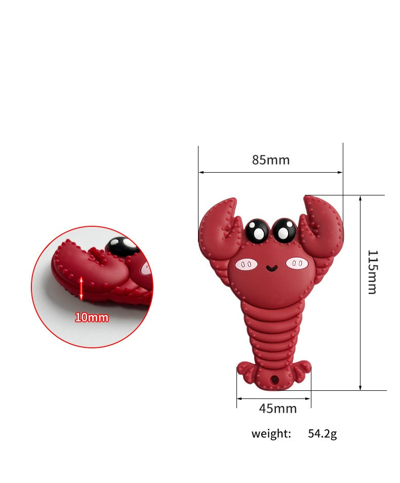 Crayfish Silicone Baby Teether for Infant 4