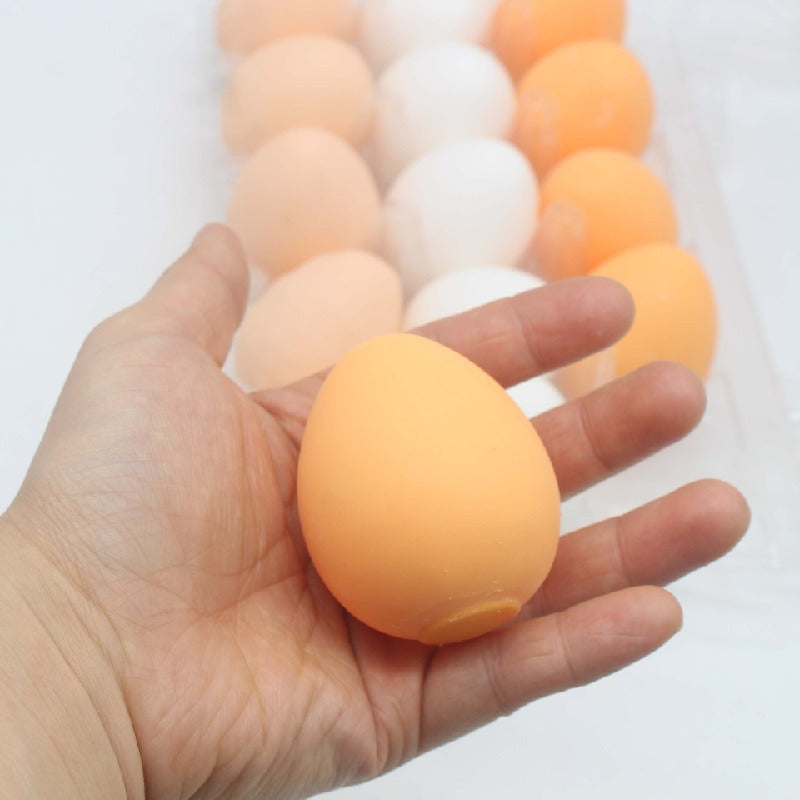 TPR Simulated Egg Decompression Squishy Sensory Toy 5