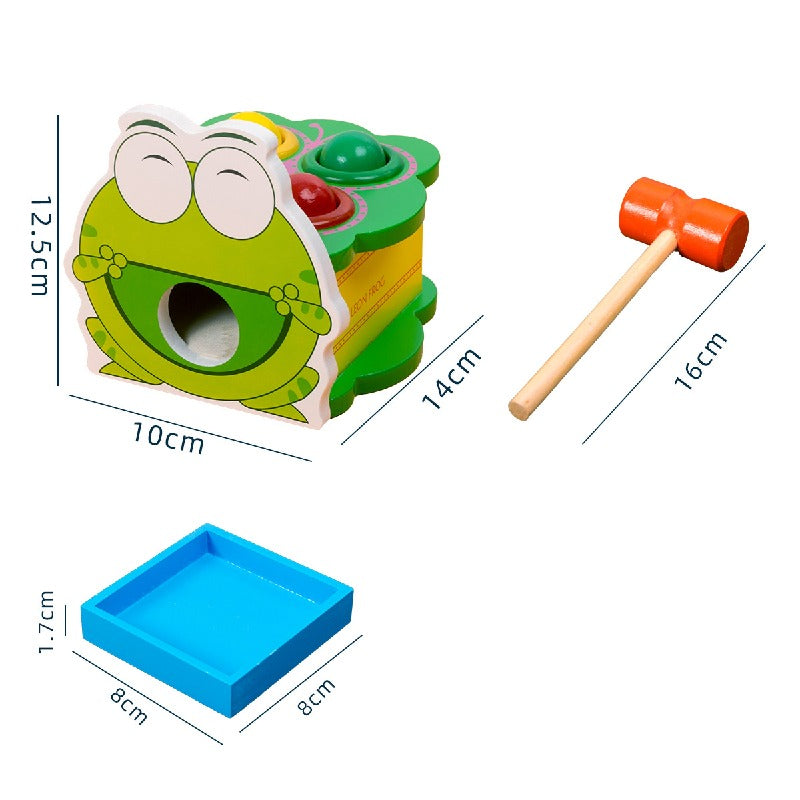 Wooden Percussion Piling Bench Montessori Toy for Toddlers