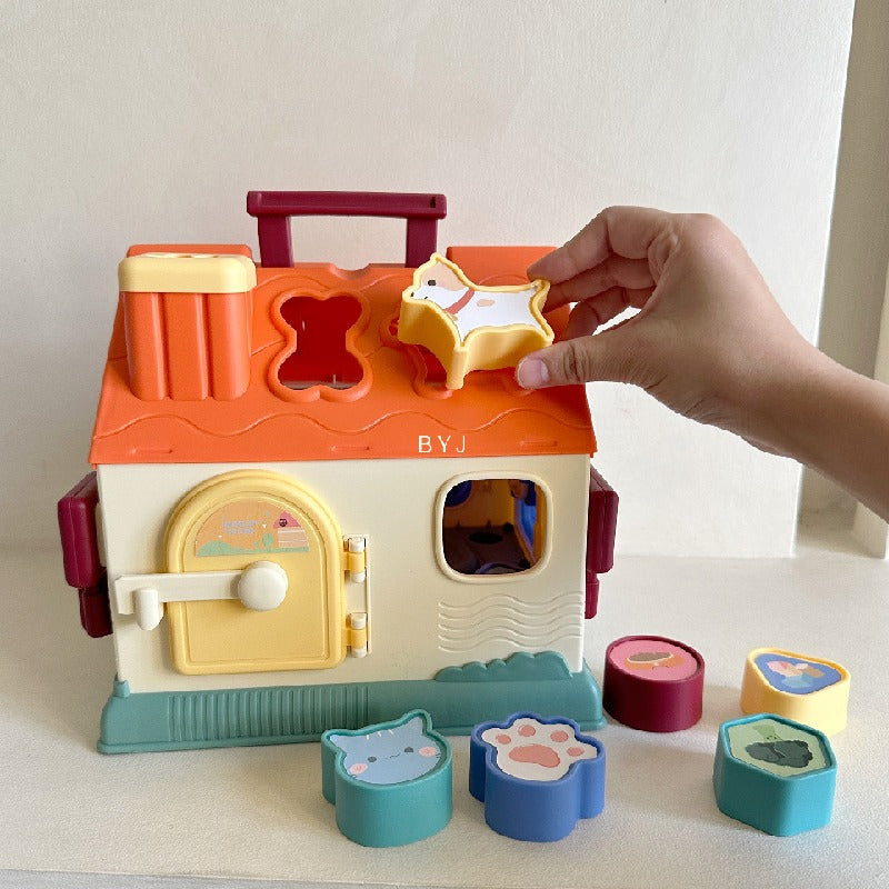Plastic Montessori Toys Shape Pairing Color Cognition Set 3