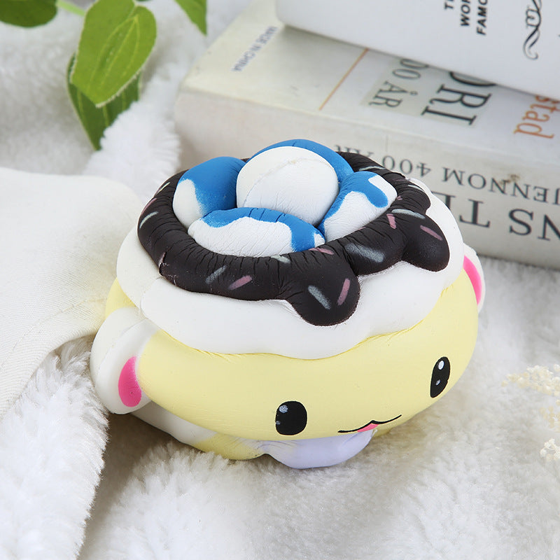 PU Slow Rebound Ice Cream Animal Squishy Toy 10x15cm 5