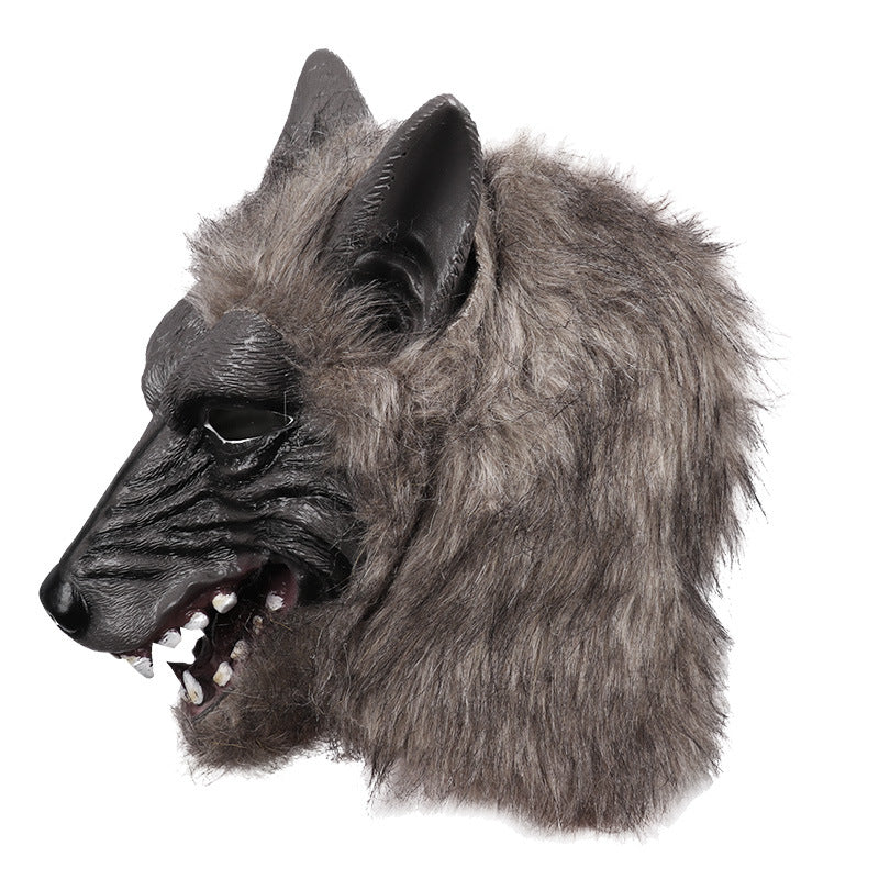 Wolf Vinyl Headgear Halloween Costume Mask Party Decoration 3