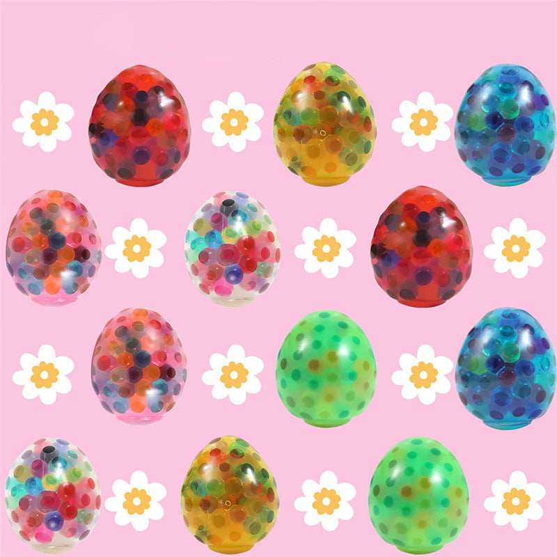Egg-Shaped Sensory Stress Ball with Liquid DNA Beads 5