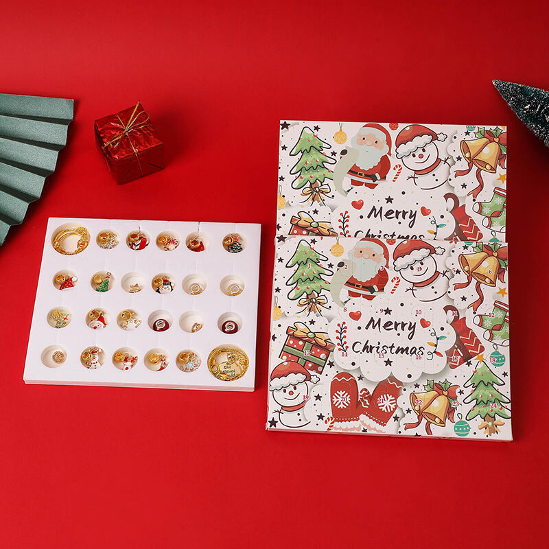 Christmas Jewelry Advent Calendar DIY Bracelet Countdown Set 5