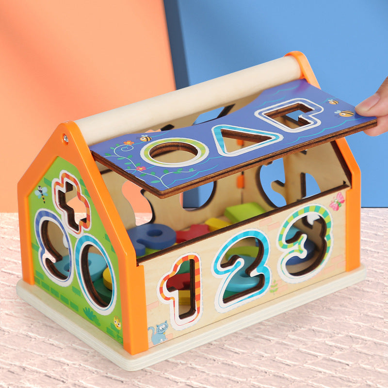 Wooden Montessori Toys Digital Building Blocks for Toddlers 5