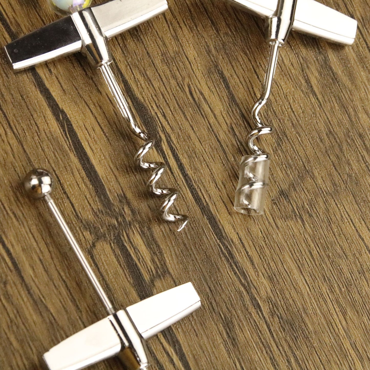 Beadable Wine Bottle Opener Zinc Alloy DIY Craft Supplies 5