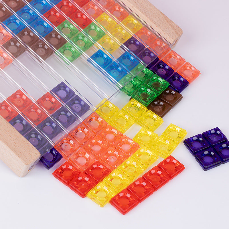 Wooden Montessori Toys 3D Block Puzzle Educational Toy 25cm 3