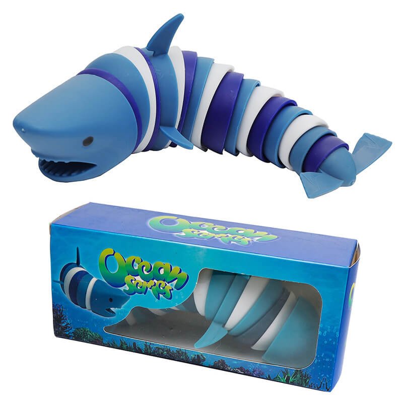 Shark Fidget Slug Articulated Sensory Fidget Toy 2