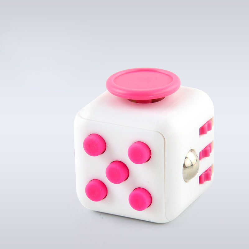 Silicone Fidget Cube 6-Function Decompression Desk Toy 3.4cm 29