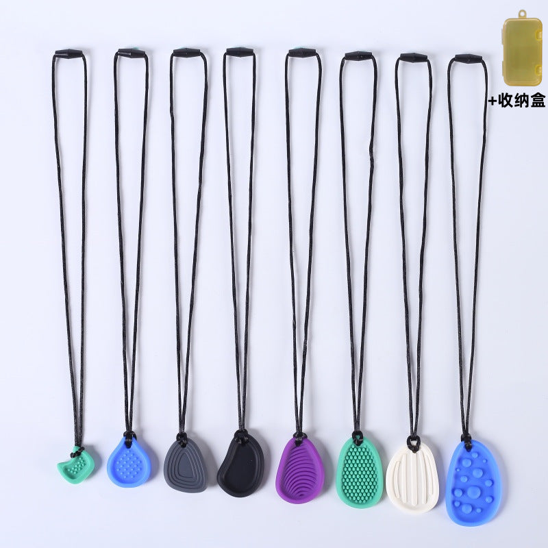 Sensory Stone Silicone Tactile Fidget Toy Worry Stone Stress Relieving