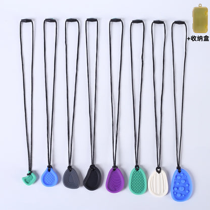 Sensory Stone Silicone Tactile Fidget Toy Worry Stone Stress Relieving