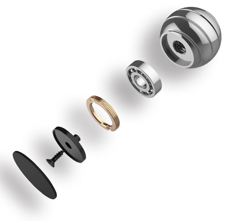 Aluminum Alloy Metal Fidget Spinner Fingertip Gyro Ball 3
