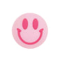 20pcs Silicone Focal Beads Smiling Face Round Shape 3