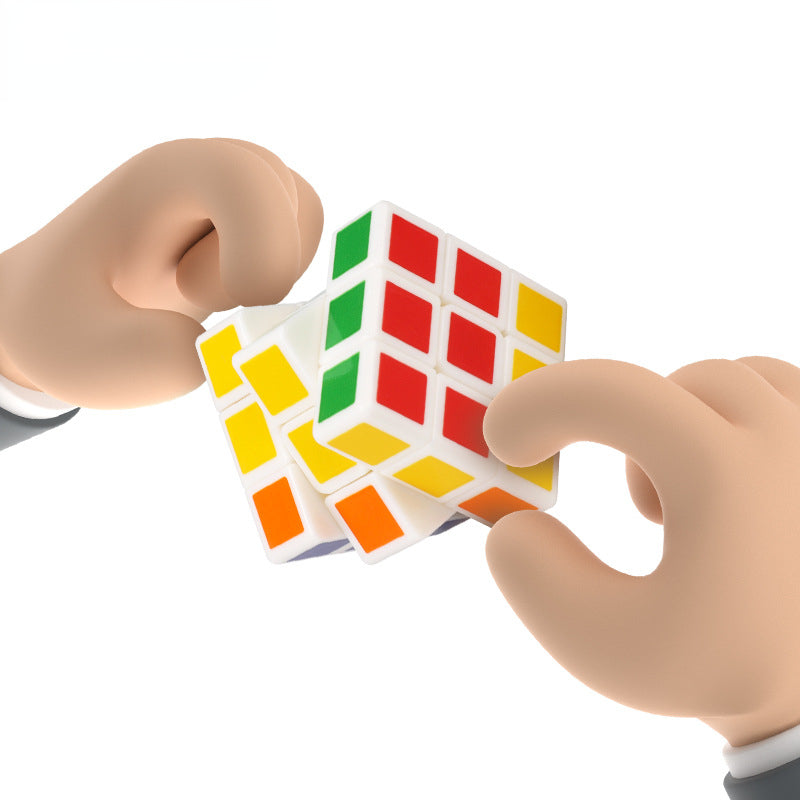 Plastic Fidget Cube 3cm Small Rubik's Cube Puzzle Toy 3