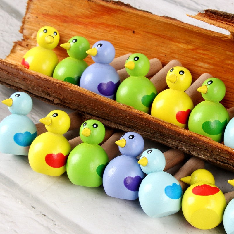 Wooden Bird Whistle Kids Musical Instrument Educational Toy 4