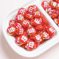 10pcs 14mm M Beans Acrylic Beads Jewelry Making Craft Supplies 6