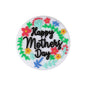 Silicone Focal Beads Mothers Day Floral Text Designs 13
