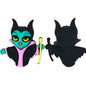 Silicone 3D Focal Beads Sleeping Curse Character Holding Staff