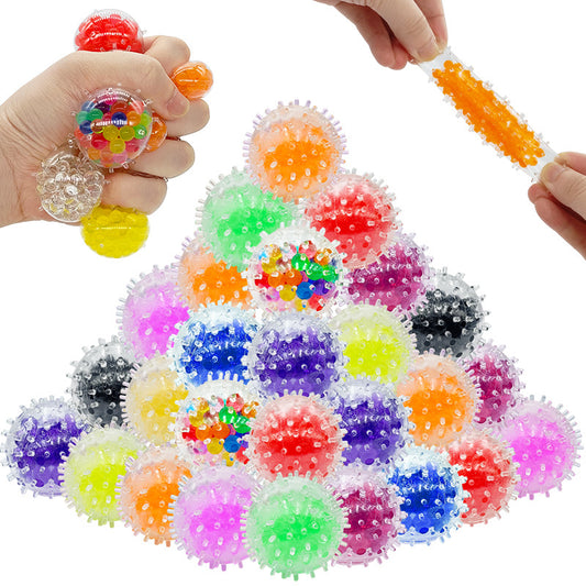 TPR Spiky Water Bead Sensory Squishy Stress Ball 3.5cm