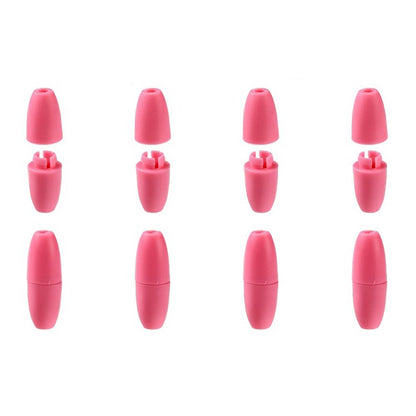 100pcs Food Grade PP Breakaway Safety Clasps Bead Barrel Connectors 12