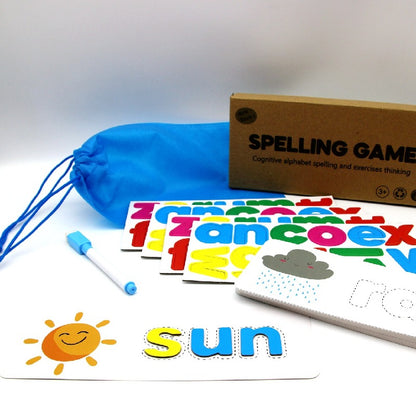 Paper Alphabet Flash Cards Early Learning Educational Toy 3