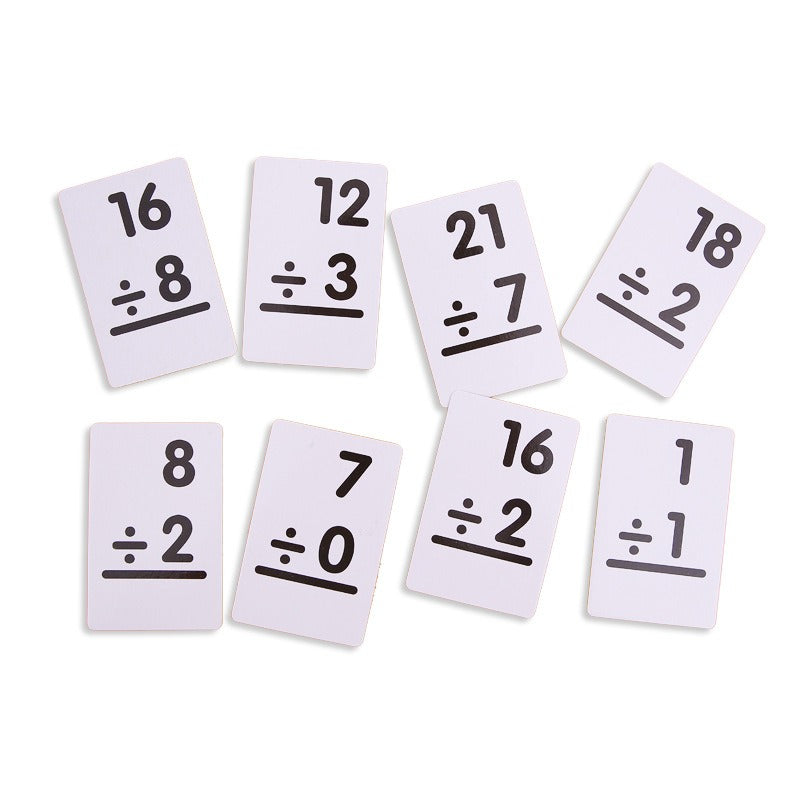 Educational Paper Flash Cards Early Development Mathematics Learning Toy 2