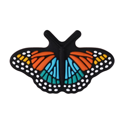 Silicone Focal Beads Butterfly Eight Styles Variety Design 13