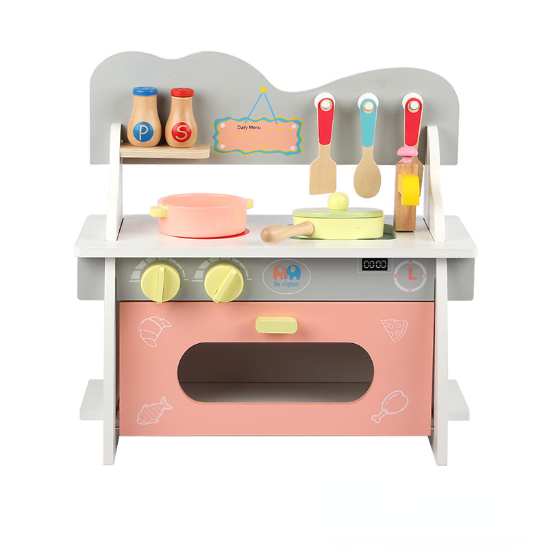 Wooden Montessori Toys Simulation Kitchenware Set for Kids 5