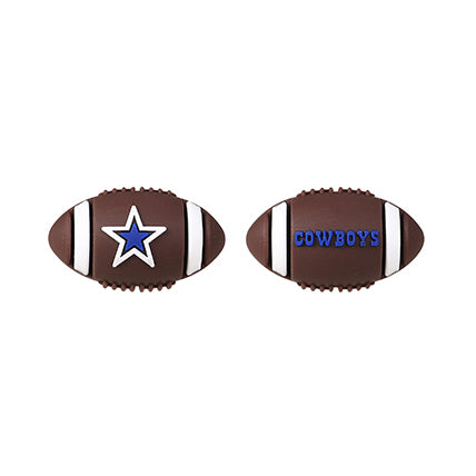 Silicone 3D Focal Beads American Football Team Logo Football Shape 6