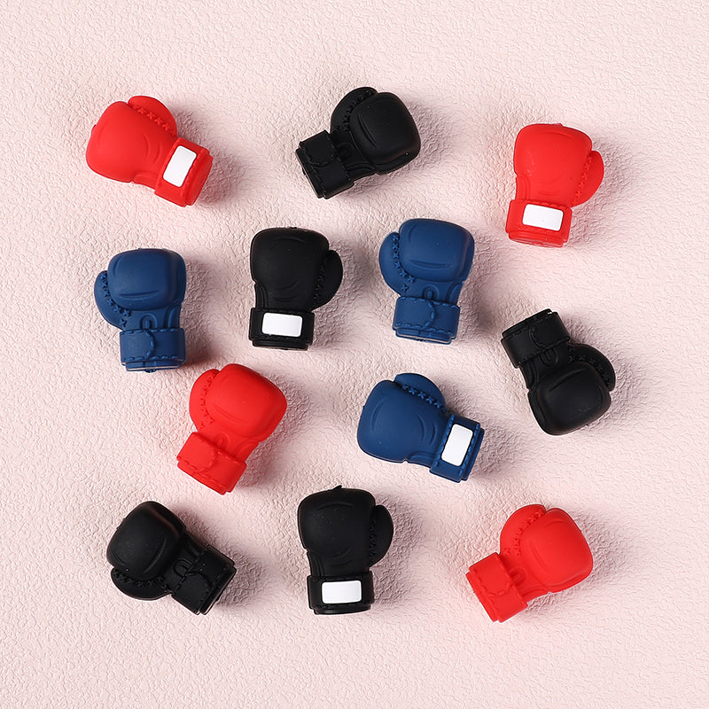 20Pcs Silicone 3D Focal Beads Boxing Gloves Front Facing 5