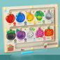 Wooden Montessori Toys Magnetic Plate Puzzle for Toddlers 5