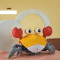 Electric Induction Escape Crab Toy with Light and Sound for Toddlers 2