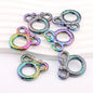 2Pcs 34x37mm Deep UV Color Plated Mickey Ring Head Acrylic Beads 13