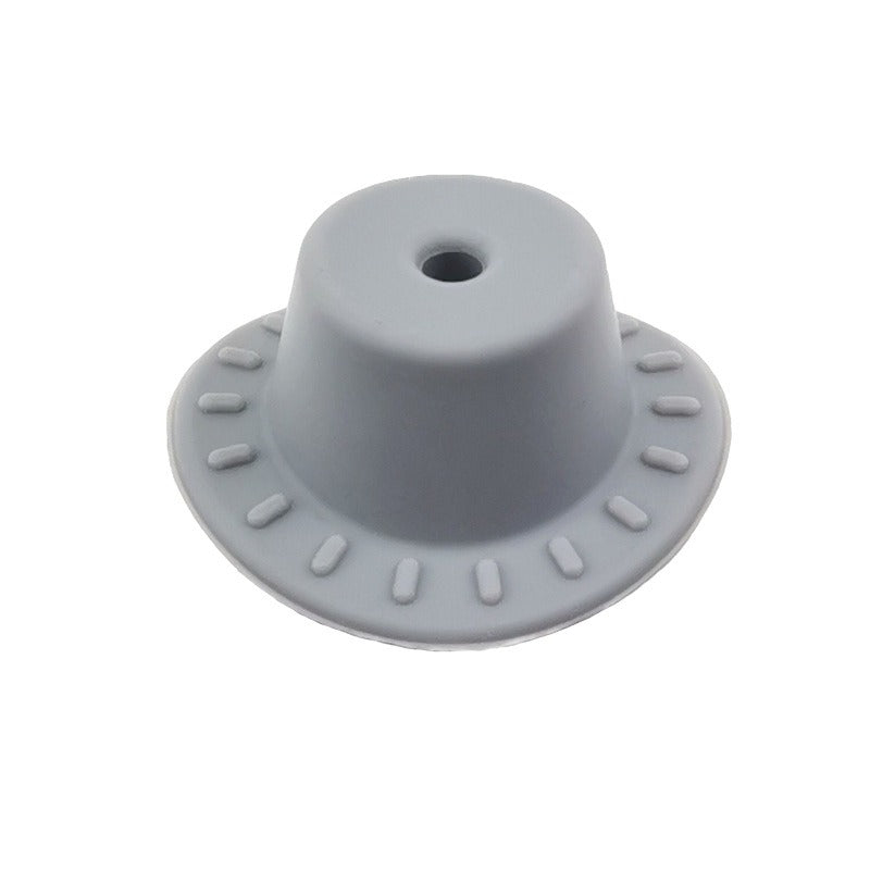 50pcs Silicone Focal Beads Cowboy Hat With Hole Center 9