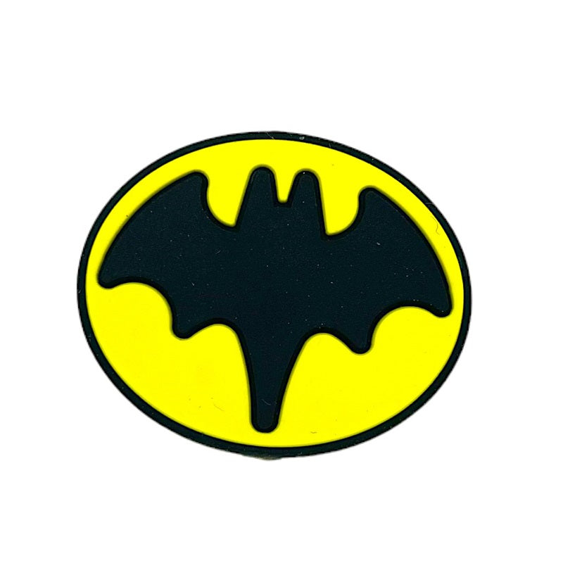 20pcs Silicone Focal Beads Halloween Bat Oval Shape