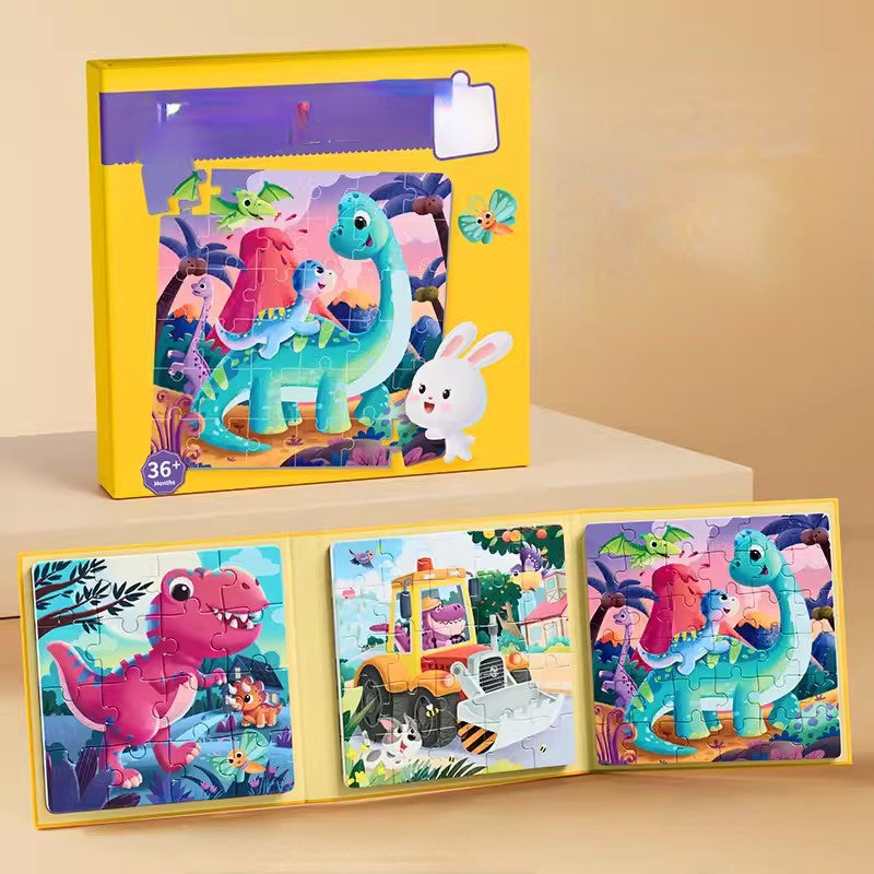Magnetic Puzzle Montessori Toys Paper Educational Toy 7