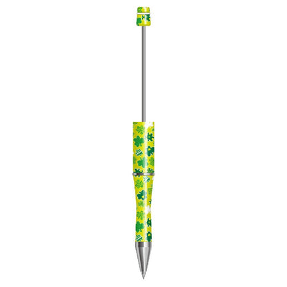 Clover Print Beadable Ballpoint Pens 14.4 cm DIY Craft Supplies 6