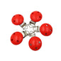 Wooden Pacifier Clip 30mm Three-Hole Round Teething Toy 8