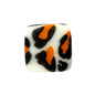 50pcs 13.5mm Printed Square Silicone Beads Variety Designs 6