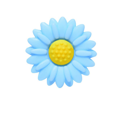 50pcs Silicone Focal Beads Daisy Flower Variety of Colors Design 16