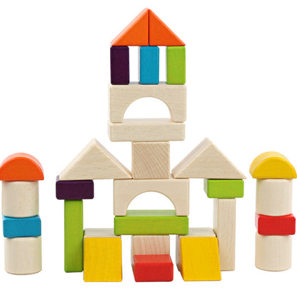 Wooden Building Blocks Educational Montessori Toy for Kids
