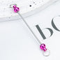 Beadable Keychain Pole Metal Electroplated DIY Craft Supplies Accessories 41