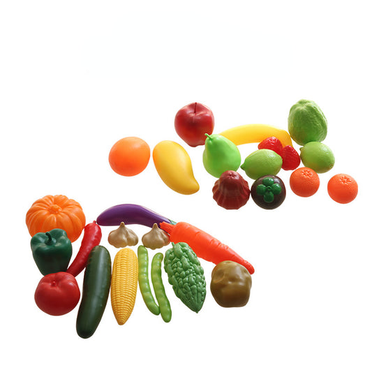Plastic Montessori Toys Simulation Fruits and Vegetables Sorting Toy