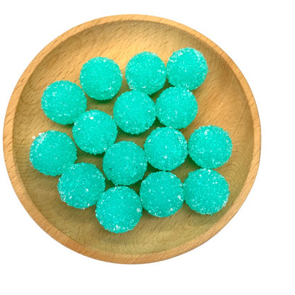 50pcs 20mm Sugar Round Acrylic Beads DIY Bracelet Making 10