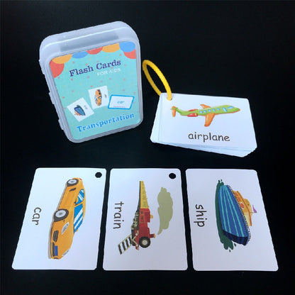Educational Flash Cards Learning Toy Paper 63x88mm 18