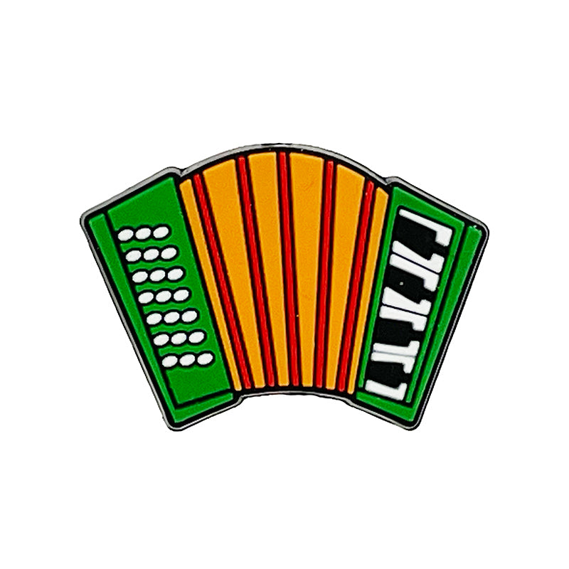 20pcs Silicone Focal Beads Accordion Instrument Design