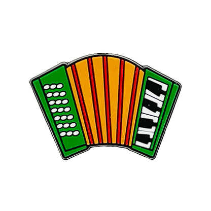 20pcs Silicone Focal Beads Accordion Instrument Design