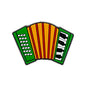 20pcs Silicone Focal Beads Accordion Instrument Design