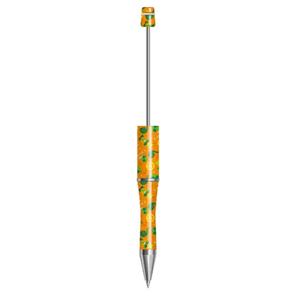 Clover Print Beadable Ballpoint Pens 14.4 cm DIY Craft Supplies 12